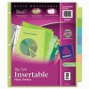 Avery&reg; WorkSaver&reg; Durable Plastic Big Tab&trade; Dividers with Multicolor Tabs