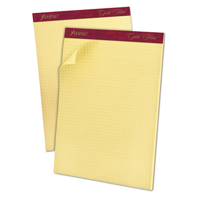 Ampad&reg; Gold Fibre&reg; Canary Quadrille Pads