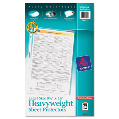 Avery&reg; Heavyweight and Super Heavyweight Easy Load Sheet Protector