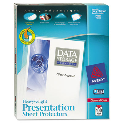 Avery&reg; Heavyweight and Super Heavyweight Easy Load Sheet Protector