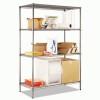 Alera&reg; Black Anthracite Wire Shelving Kit