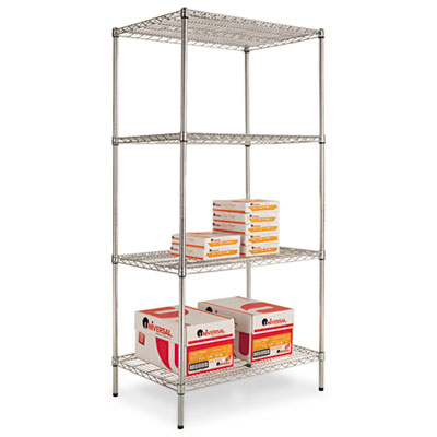 Alera&reg; Wire Shelving Starter Kit