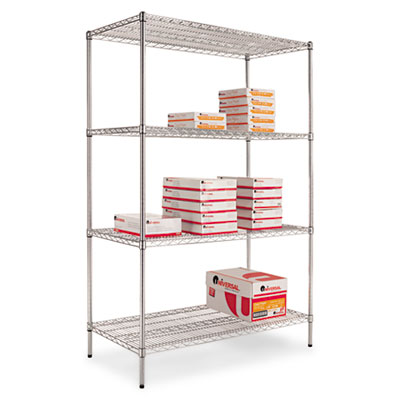 Alera&reg; Wire Shelving Starter Kit