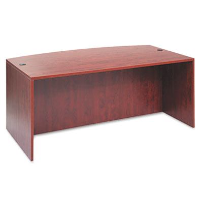 Alera&reg; Valencia Series Bow Front Desk Shell