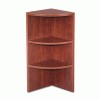 Alera&reg; Valencia Series Quarter Round Upper End Bookcases