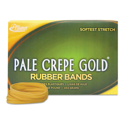 Alliance&reg; Pale Crepe Gold&reg; Rubber Bands