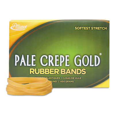 Alliance&reg; Pale Crepe Gold&reg; Rubber Bands
