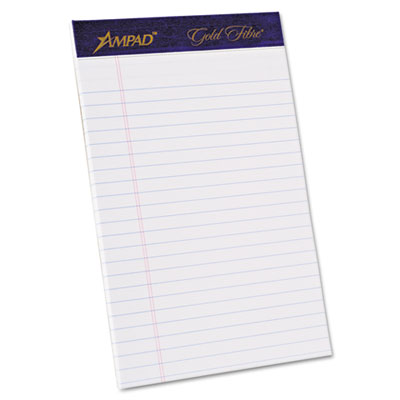 Ampad&reg; Gold Fibre&reg; 20-lb. Watermarked Writing Pads