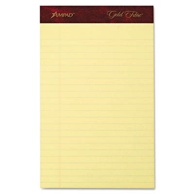Ampad&reg; Gold Fibre&reg; 20-lb. Watermarked Writing Pads