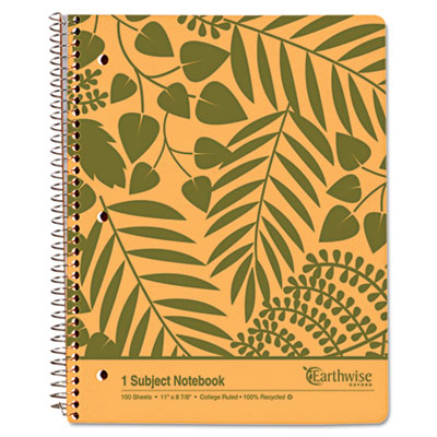 Oxford&reg; Earthwise&reg; 100% Recycled Notebooks