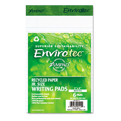 Ampad&reg; Envirotec&trade; 100% Recycled Notebook