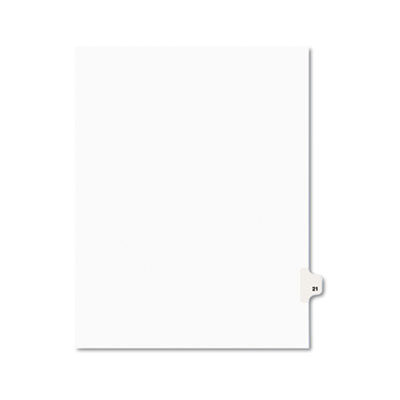 Avery&reg; Preprinted Legal Exhibit Index Tab Dividers with Black and White Tabs