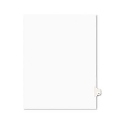Avery&reg; Preprinted Legal Exhibit Index Tab Dividers with Black and White Tabs