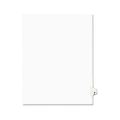 Avery&reg; Preprinted Legal Exhibit Index Tab Dividers with Black and White Tabs