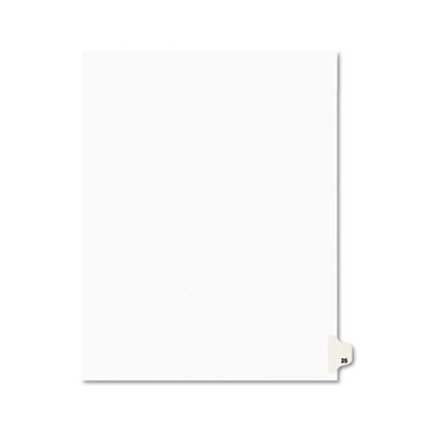 Avery&reg; Preprinted Legal Exhibit Index Tab Dividers with Black and White Tabs