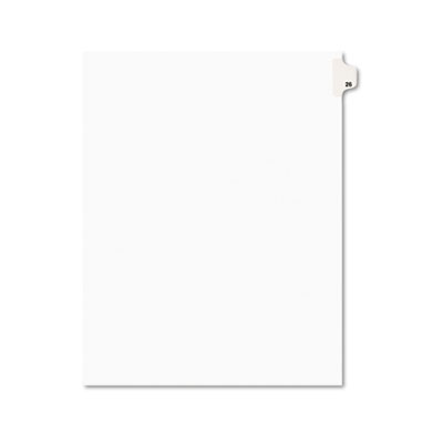 Avery&reg; Preprinted Legal Exhibit Index Tab Dividers with Black and White Tabs