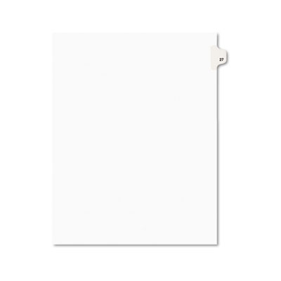 Avery&reg; Preprinted Legal Exhibit Index Tab Dividers with Black and White Tabs