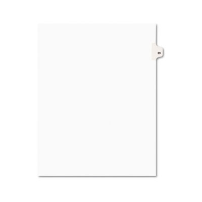 Avery&reg; Preprinted Legal Exhibit Index Tab Dividers with Black and White Tabs