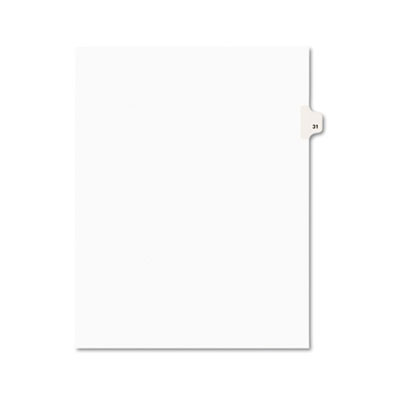 Avery&reg; Preprinted Legal Exhibit Index Tab Dividers with Black and White Tabs