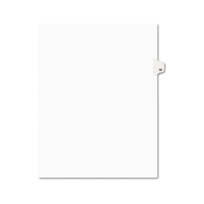 Avery&reg; Preprinted Legal Exhibit Index Tab Dividers with Black and White Tabs