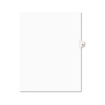Avery&reg; Preprinted Legal Exhibit Index Tab Dividers with Black and White Tabs