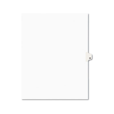 Avery&reg; Preprinted Legal Exhibit Index Tab Dividers with Black and White Tabs