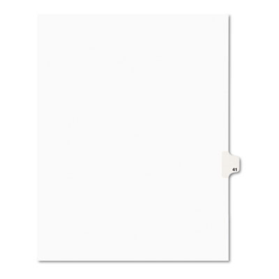 Avery&reg; Preprinted Legal Exhibit Index Tab Dividers with Black and White Tabs