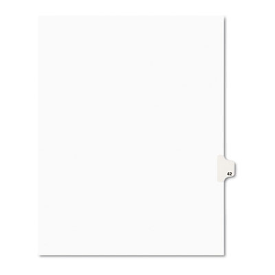Avery&reg; Preprinted Legal Exhibit Index Tab Dividers with Black and White Tabs