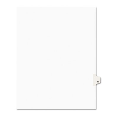 Avery&reg; Preprinted Legal Exhibit Index Tab Dividers with Black and White Tabs