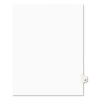 Avery&reg; Preprinted Legal Exhibit Index Tab Dividers with Black and White Tabs