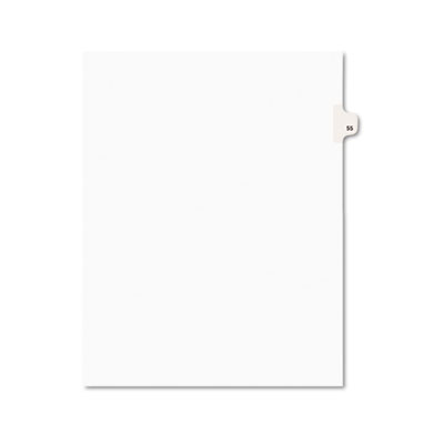 Avery&reg; Preprinted Legal Exhibit Index Tab Dividers with Black and White Tabs