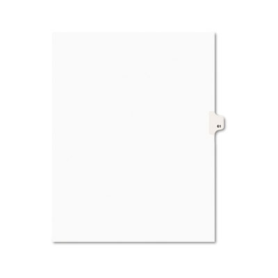 Avery&reg; Preprinted Legal Exhibit Index Tab Dividers with Black and White Tabs