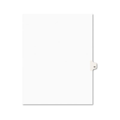 Avery&reg; Preprinted Legal Exhibit Index Tab Dividers with Black and White Tabs