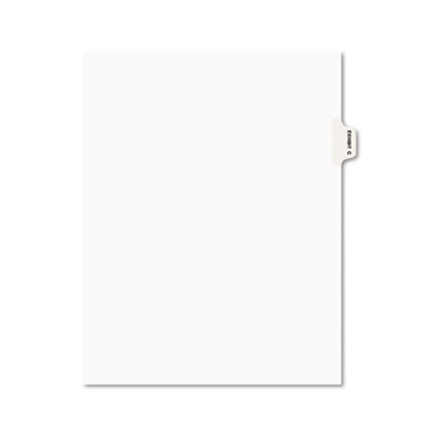 Avery&reg; Legal Index Divider, Exhibit Alpha Letter, Avery&reg; Style