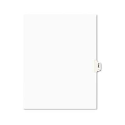 Avery&reg; Legal Index Divider, Exhibit Alpha Letter, Avery&reg; Style