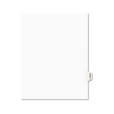 Avery&reg; Legal Index Divider, Exhibit Alpha Letter, Avery&reg; Style
