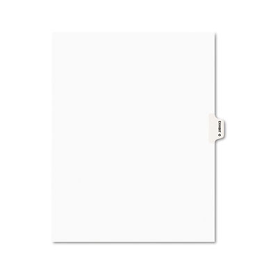 Avery&reg; Legal Index Divider, Exhibit Alpha Letter, Avery&reg; Style