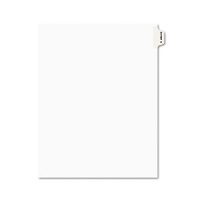 Avery&reg; Legal Index Divider, Exhibit Alpha Letter, Avery&reg; Style