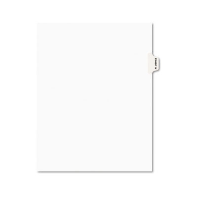 Avery&reg; Legal Index Divider, Exhibit Alpha Letter, Avery&reg; Style