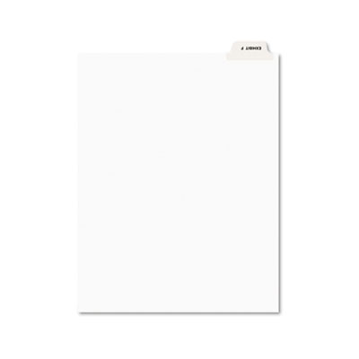Avery&reg; Legal Index Divider, Exhibit Alpha Letter, Avery&reg; Style