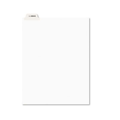 Avery&reg; Legal Index Divider, Exhibit Alpha Letter, Avery&reg; Style