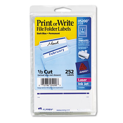 Avery&reg; Print or Write File Folder Labels