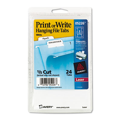 Avery&reg; Printable Hanging File Tabs