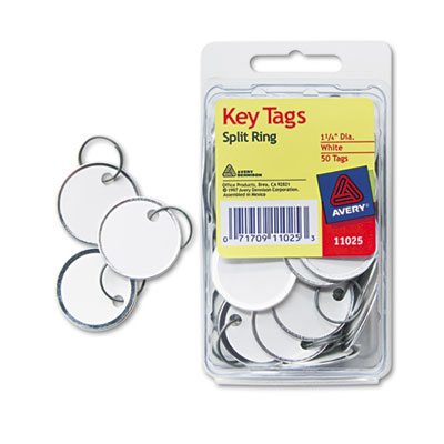 Avery&reg; Metal Rim Key Tags