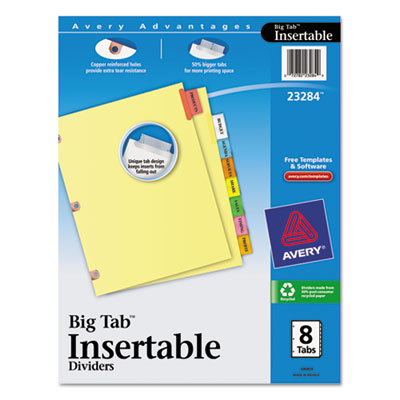 Avery&reg; Insertable Big Tab&trade; Dividers