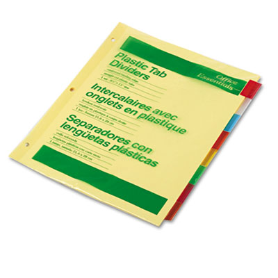 Office Essentials&reg; Plastic Insertable Dividers