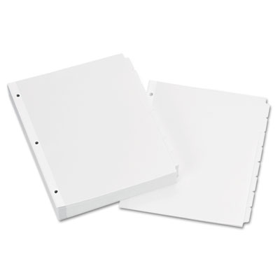 Avery&reg; Write-On Plain-Tab Dividers