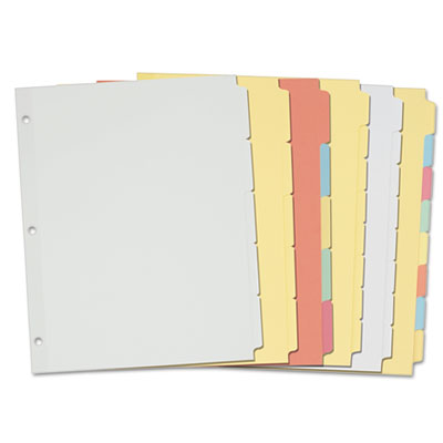 Avery&reg; Write-On Plain-Tab Dividers