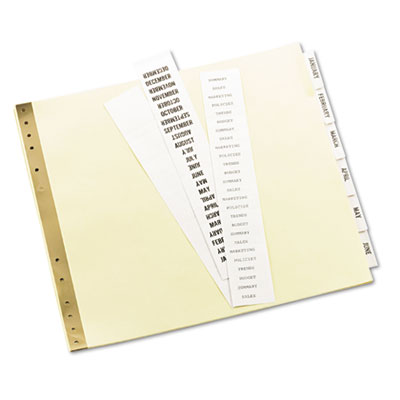 Avery&reg; Insertable Clear Tab Dividers for Data Binders