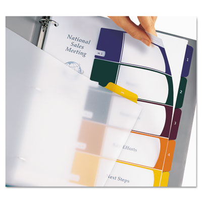 Avery&reg; Ready Index&reg; Customizable Table of Contents Plastic Dividers